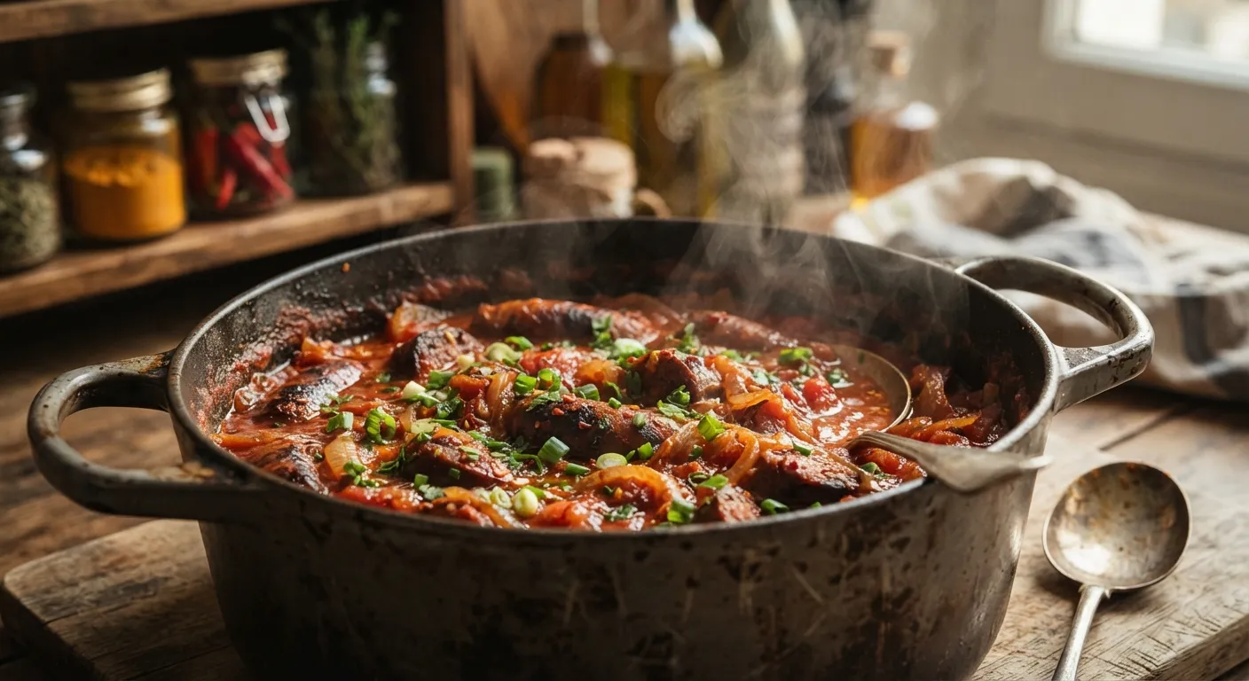 Rougail Saucisse Fumé artisanal de La Réunion à Toulouse